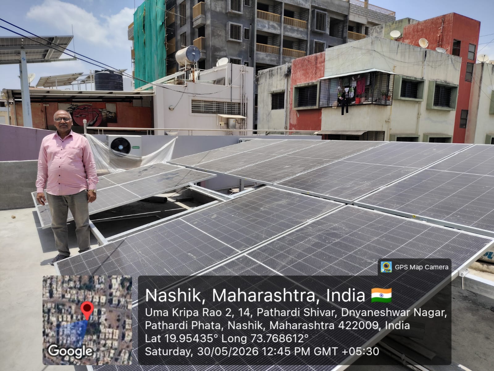 Rooftop installation, Pathardi