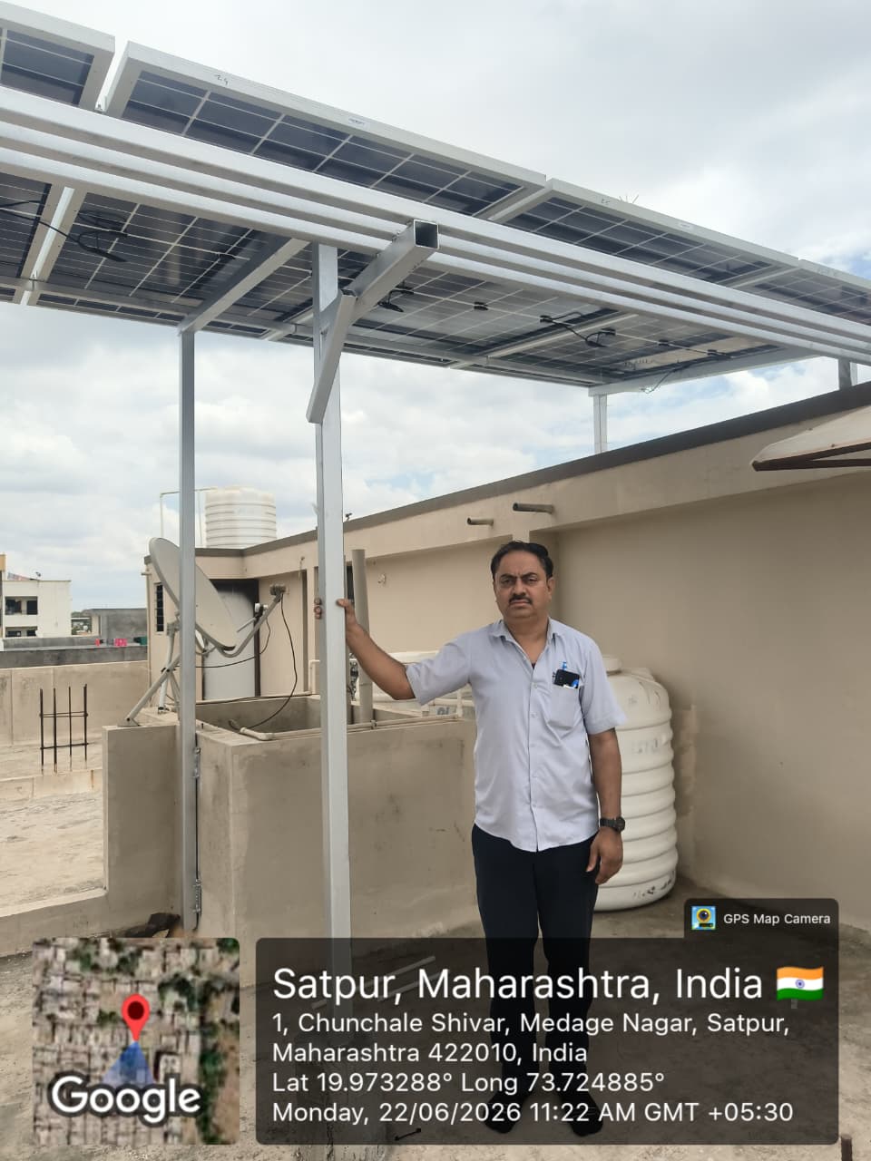 Rooftop installation, Satpur