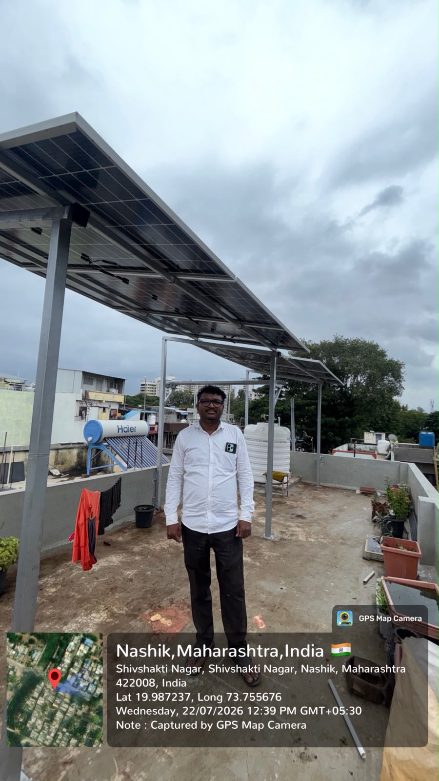 Rooftop installation, Nashik