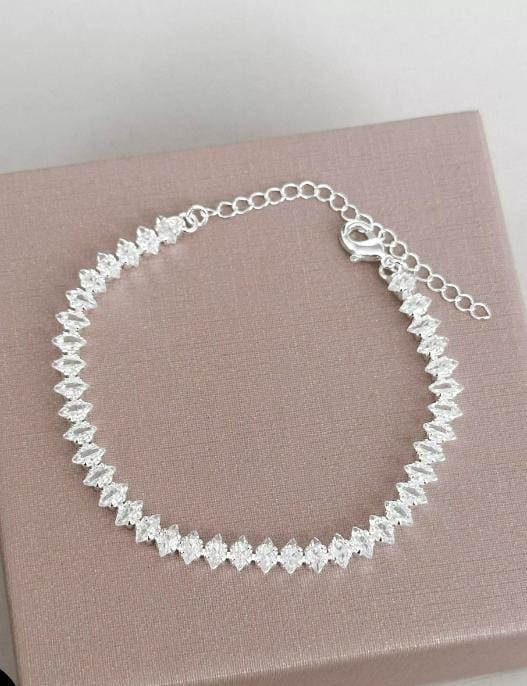 Pulseira Riviera cravejada em prata da Pravelle Jóias