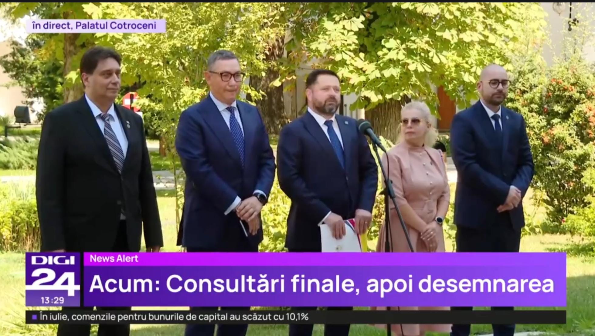 Delegația UPR la consultările de la Palatul Cotroceni