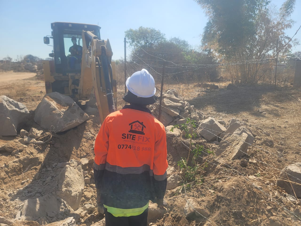 SiteFix machinery on site