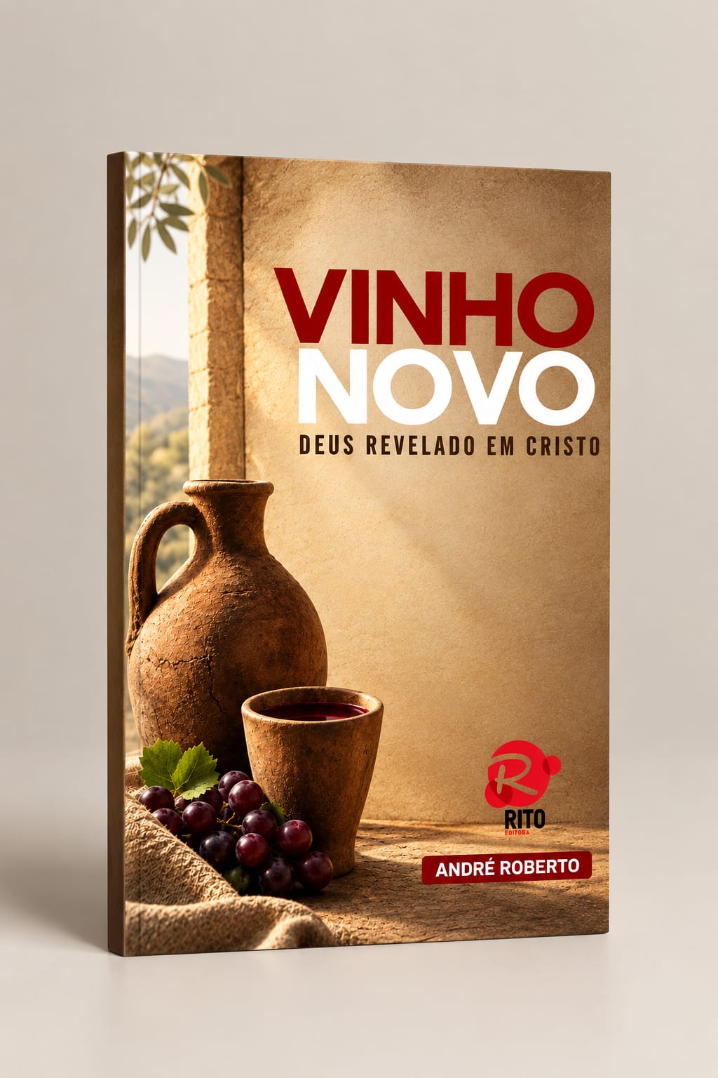 Capa do livro Vinho Novo
