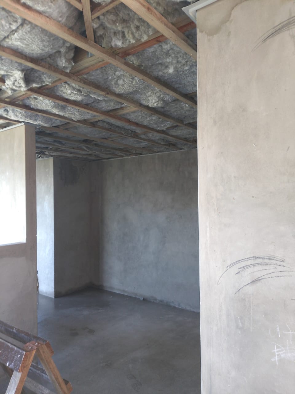 Ceiling insulation installation