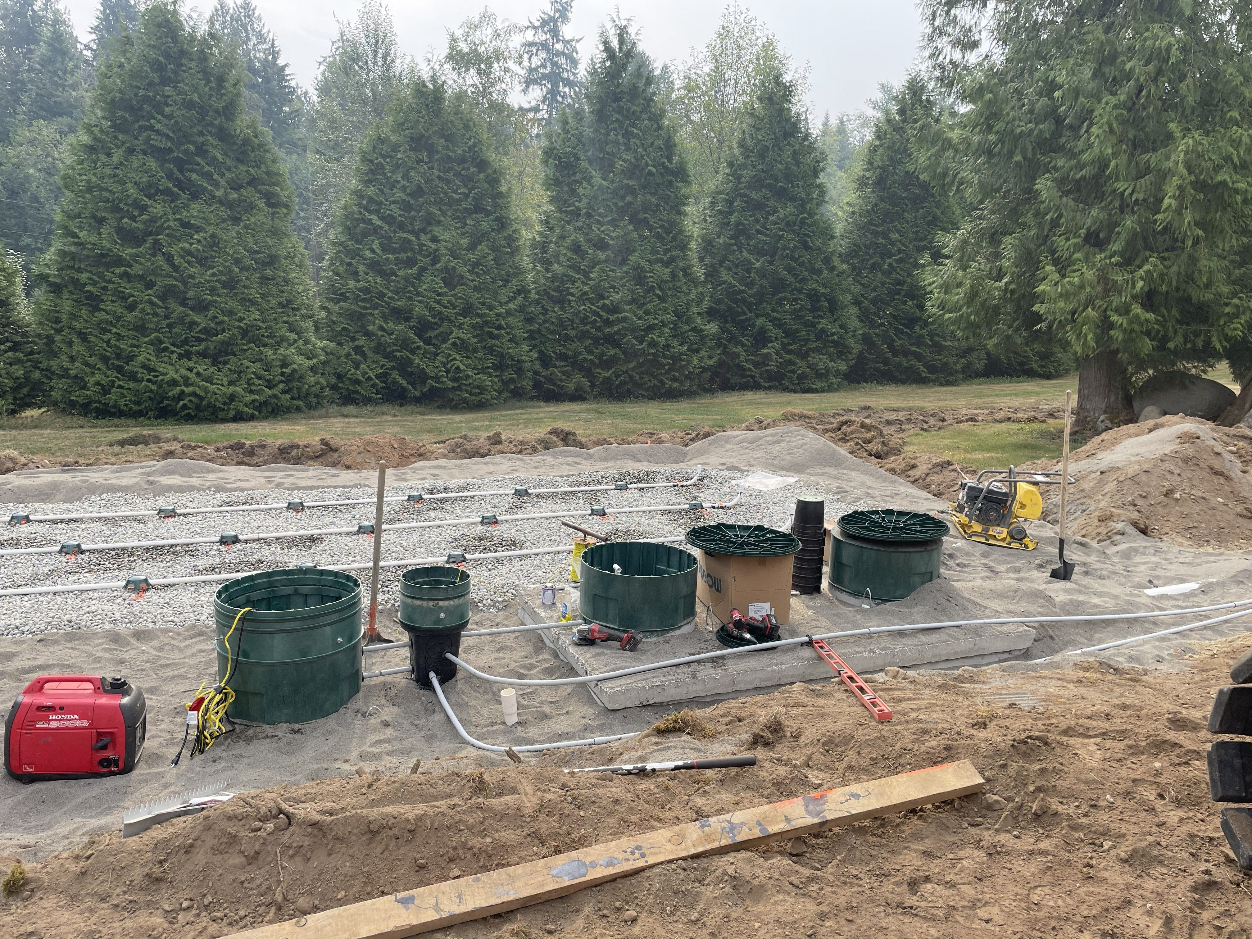 Engineering work in the field