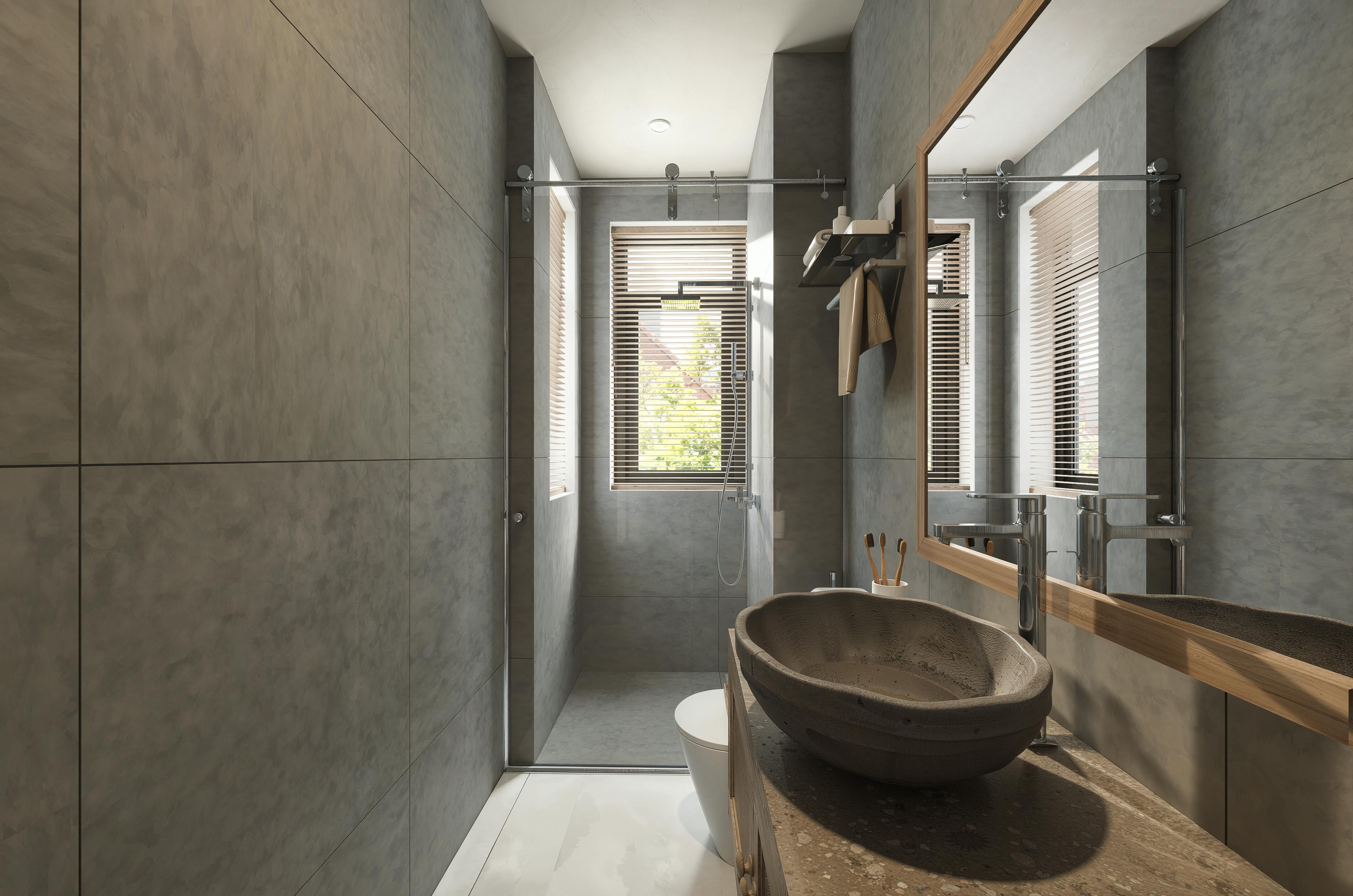 Moderne badkamer