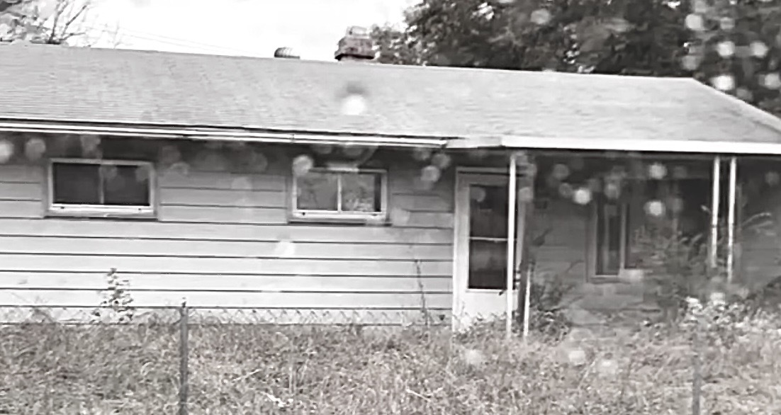 The childhood home and driveway where it all happened