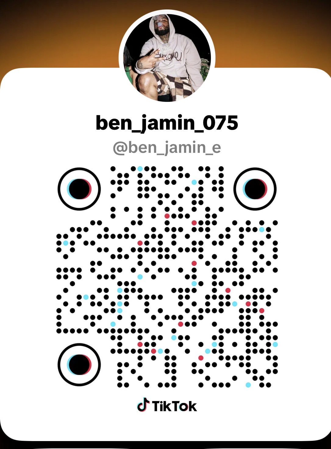 TikTok QR Code - @ben_jamin_e