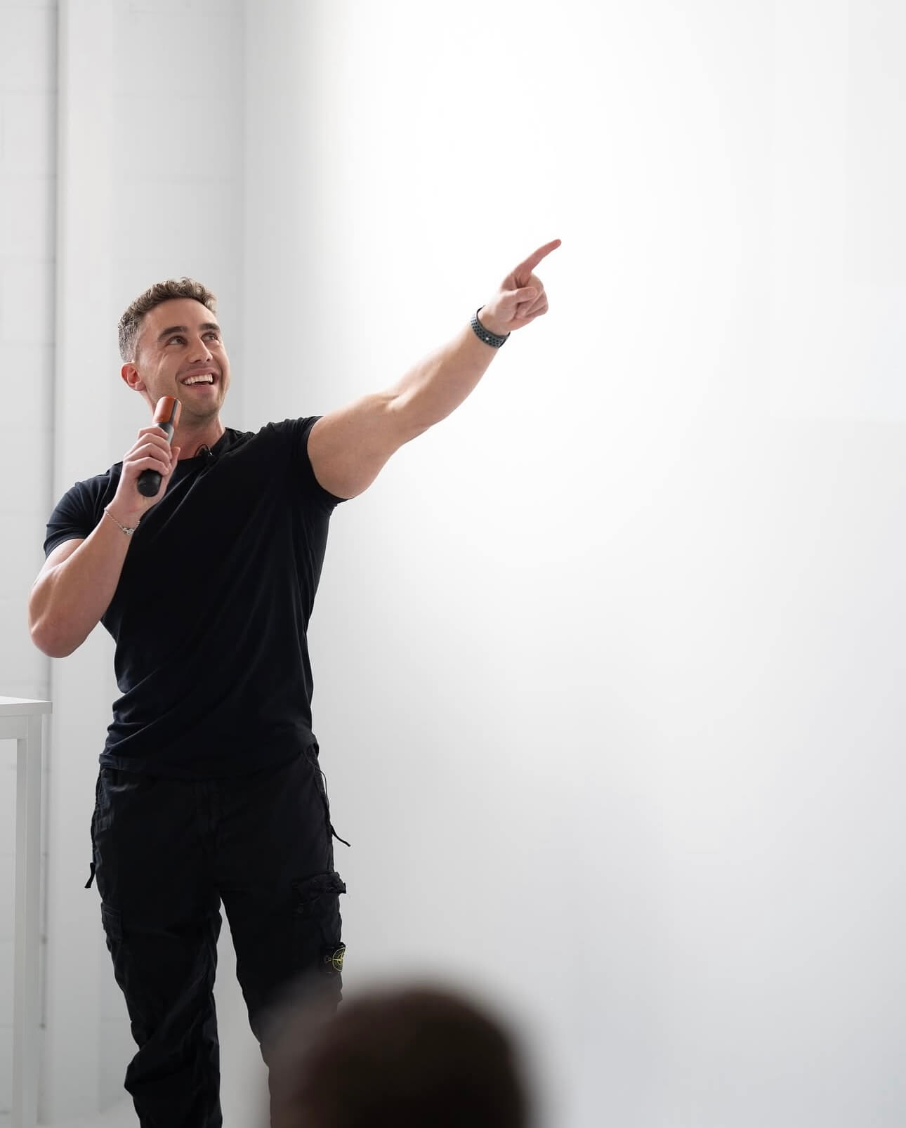 Zac speaking
