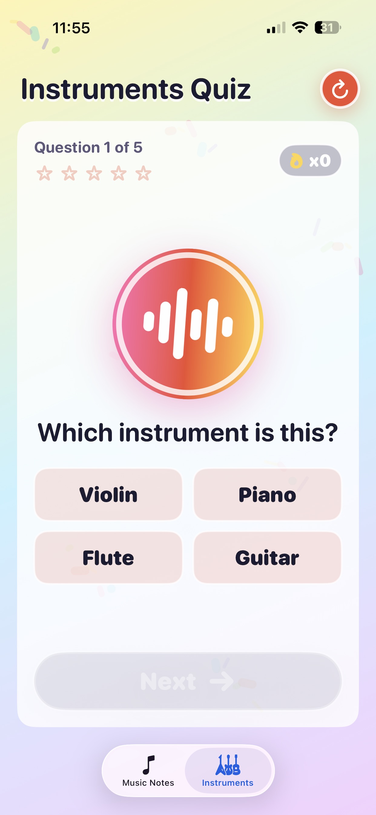 Instruments Quiz