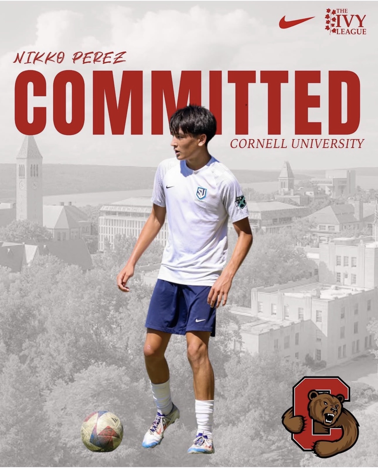 Nikko Perez committed to Cornell University