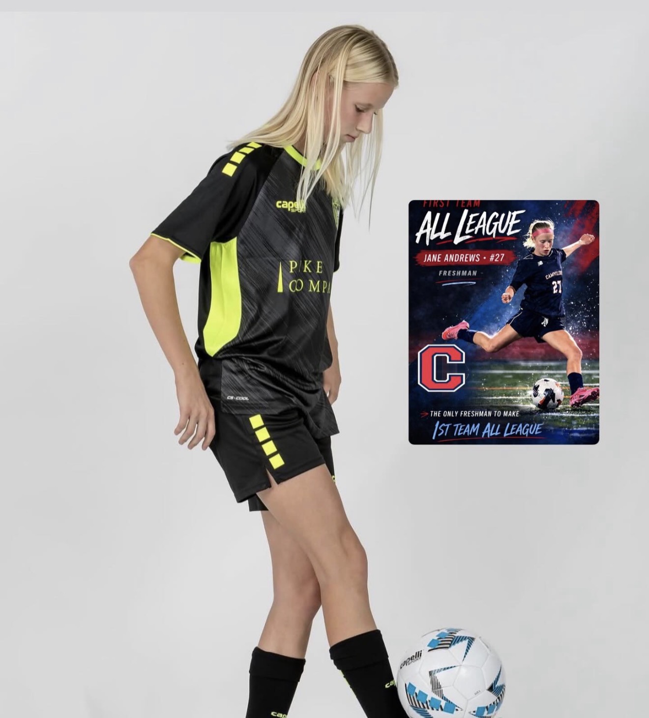 Jane Andrews First Team All League achievement