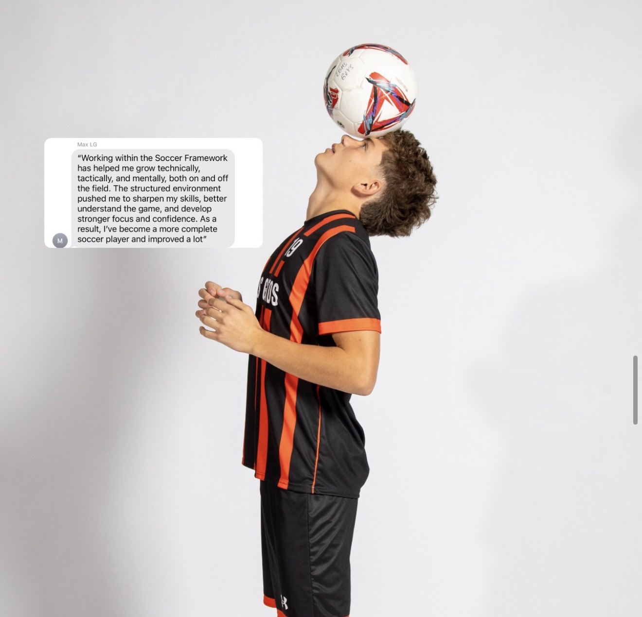 Max LG Soccer Framework testimonial