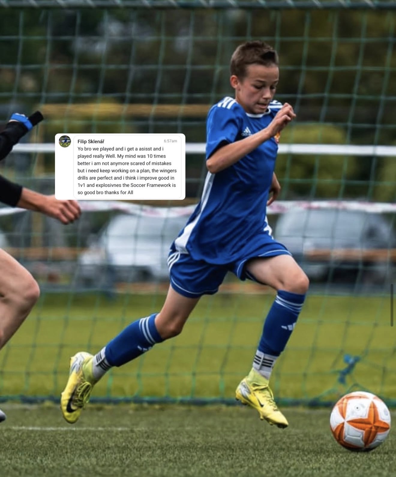 Student testimonial at ECNL event