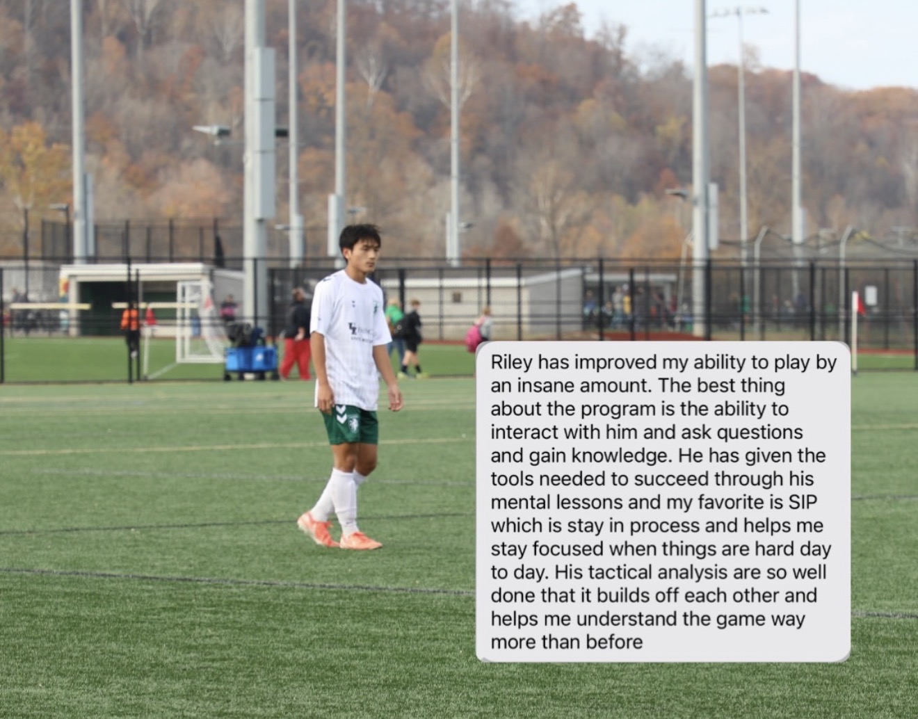 Student testimonial about confidence and mindset