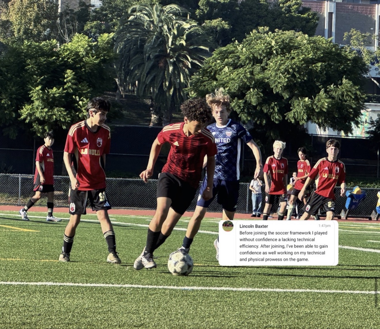 Student testimonial about structured environment