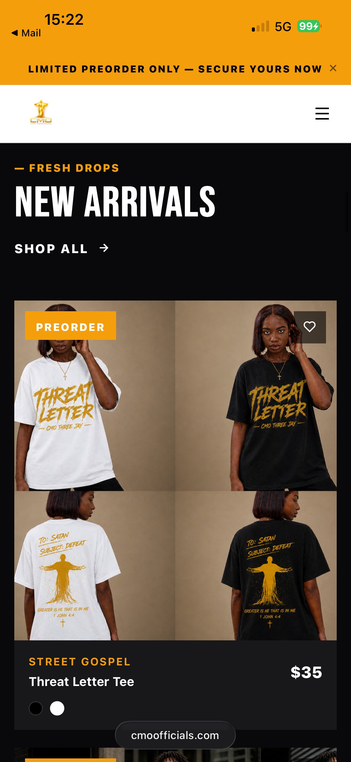 Threat Letter Tee