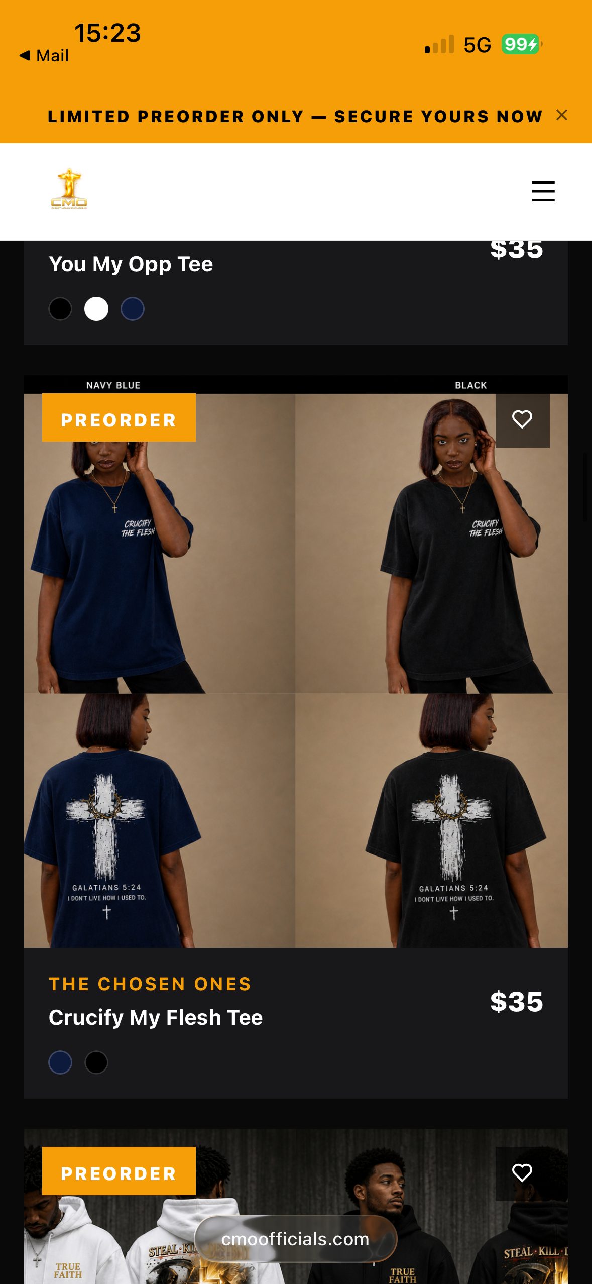 Crucify My Flesh Tee