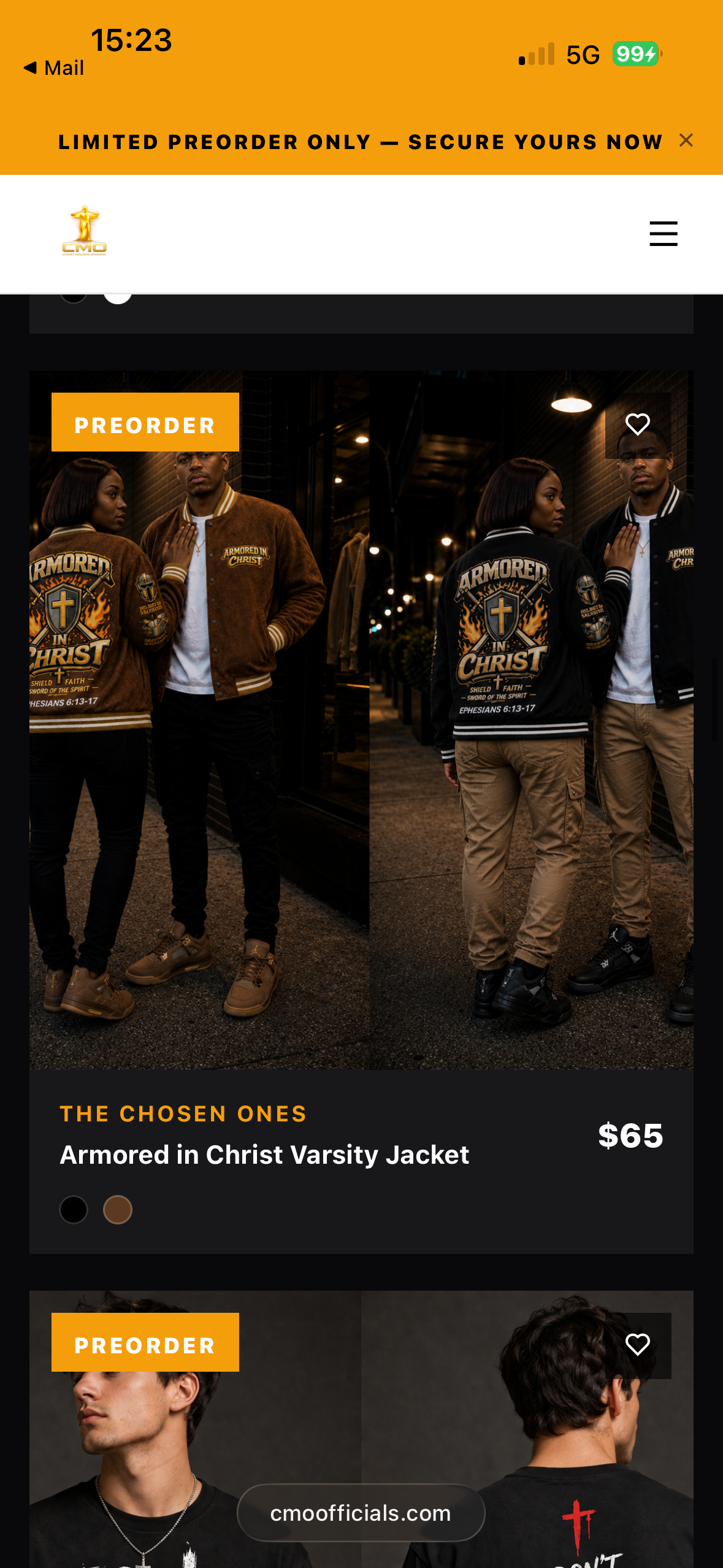 Armored in Christ Varsity Jacket