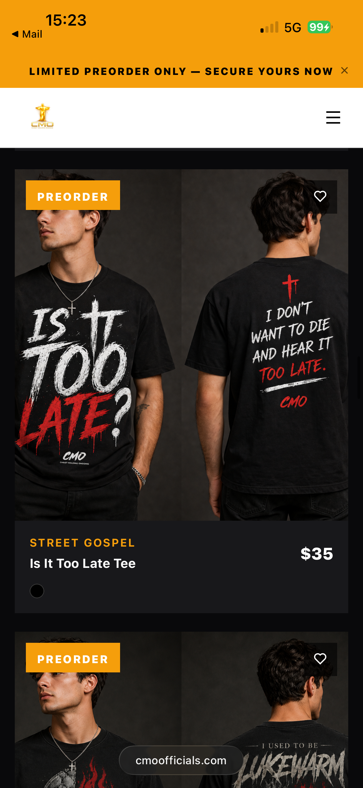 Is It Too Late Tee
