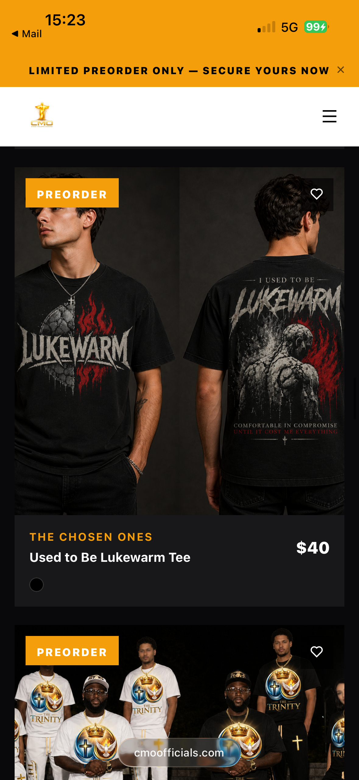 Used to Be Lukewarm Tee