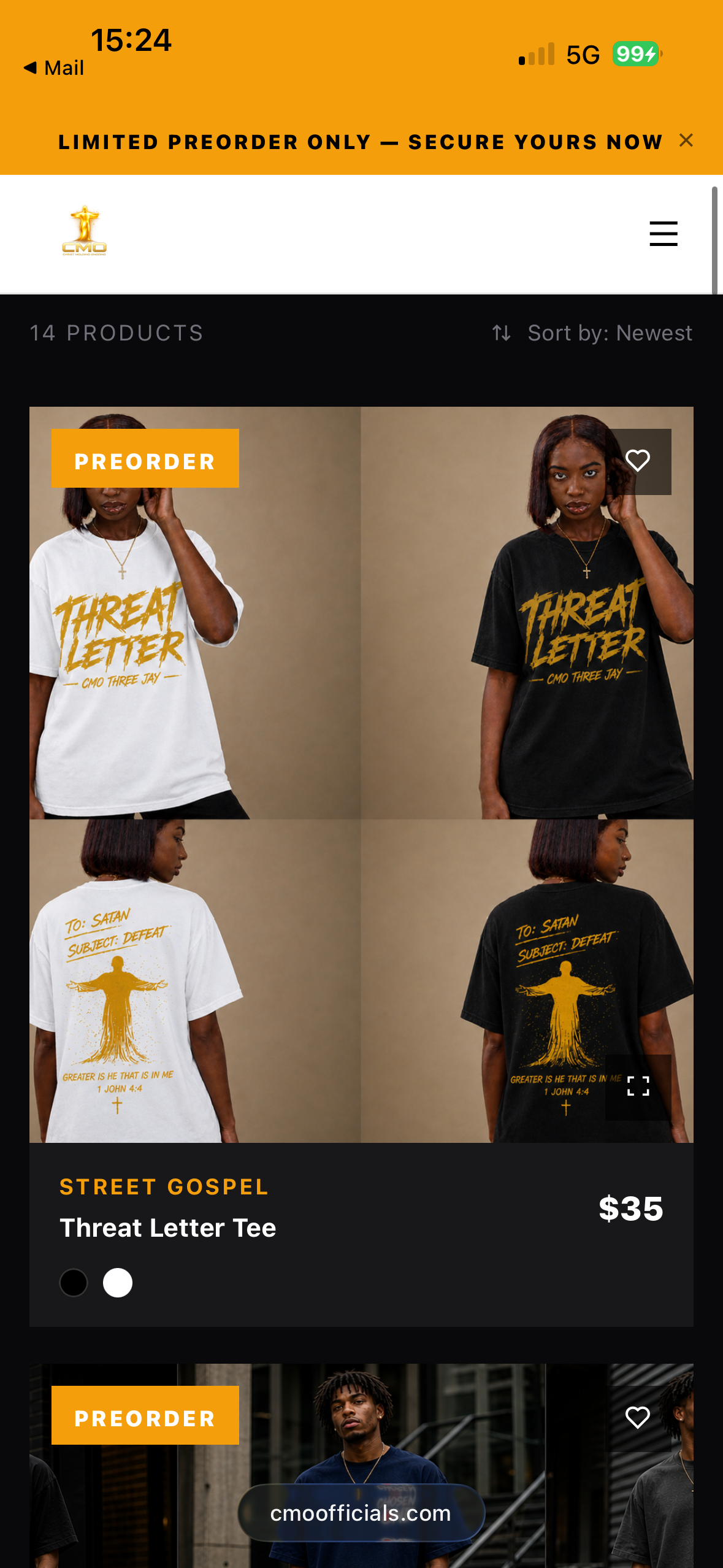Threat Letter Tee