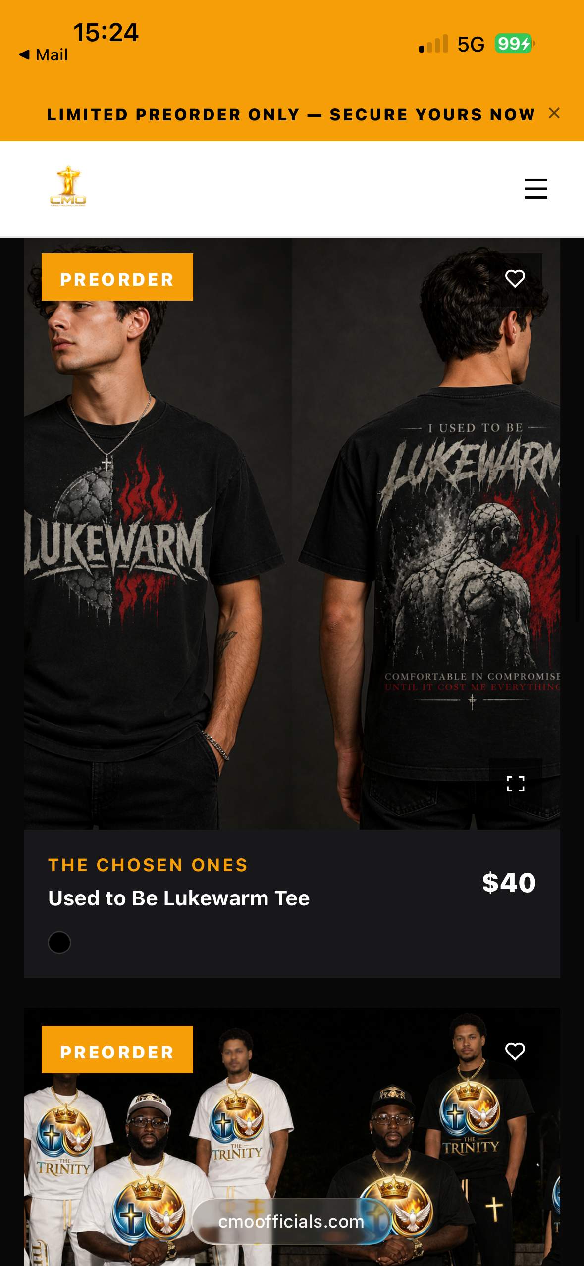 Used to Be Lukewarm Tee