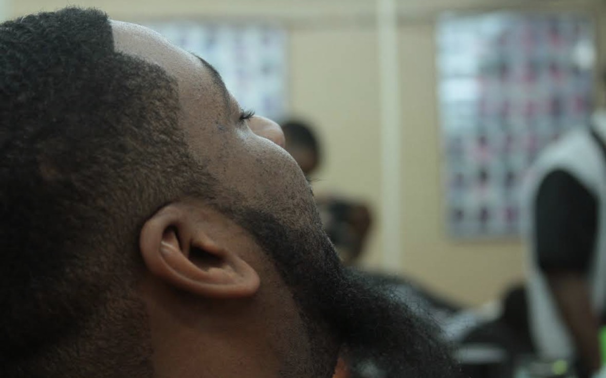 Beard sculpt and grooming detail