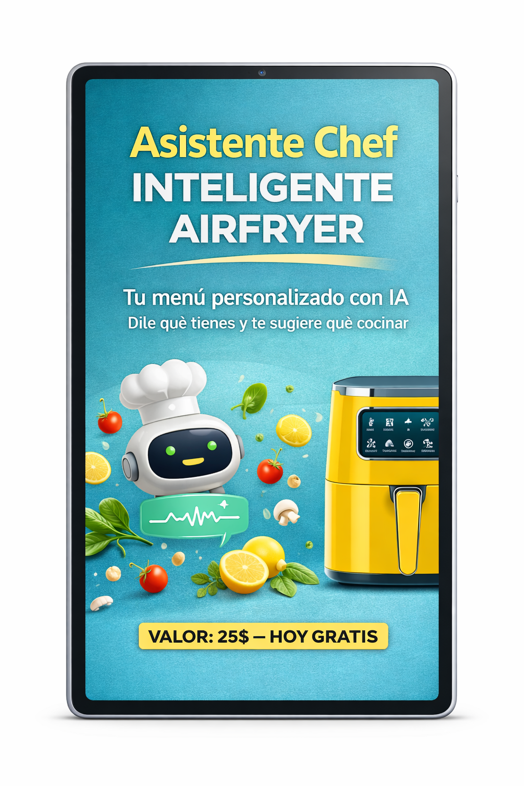Asistente Chef Inteligente Airfryer