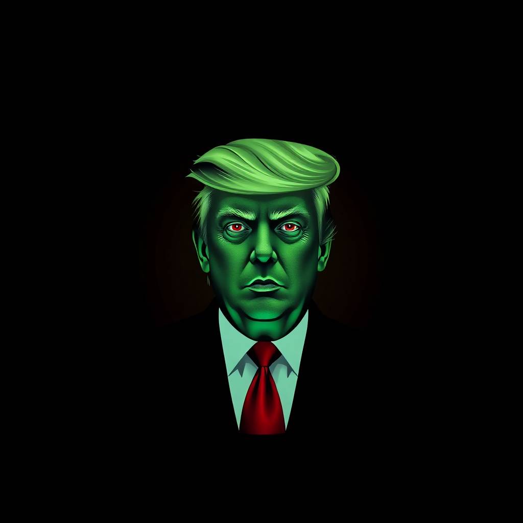 Alien Trump Logo