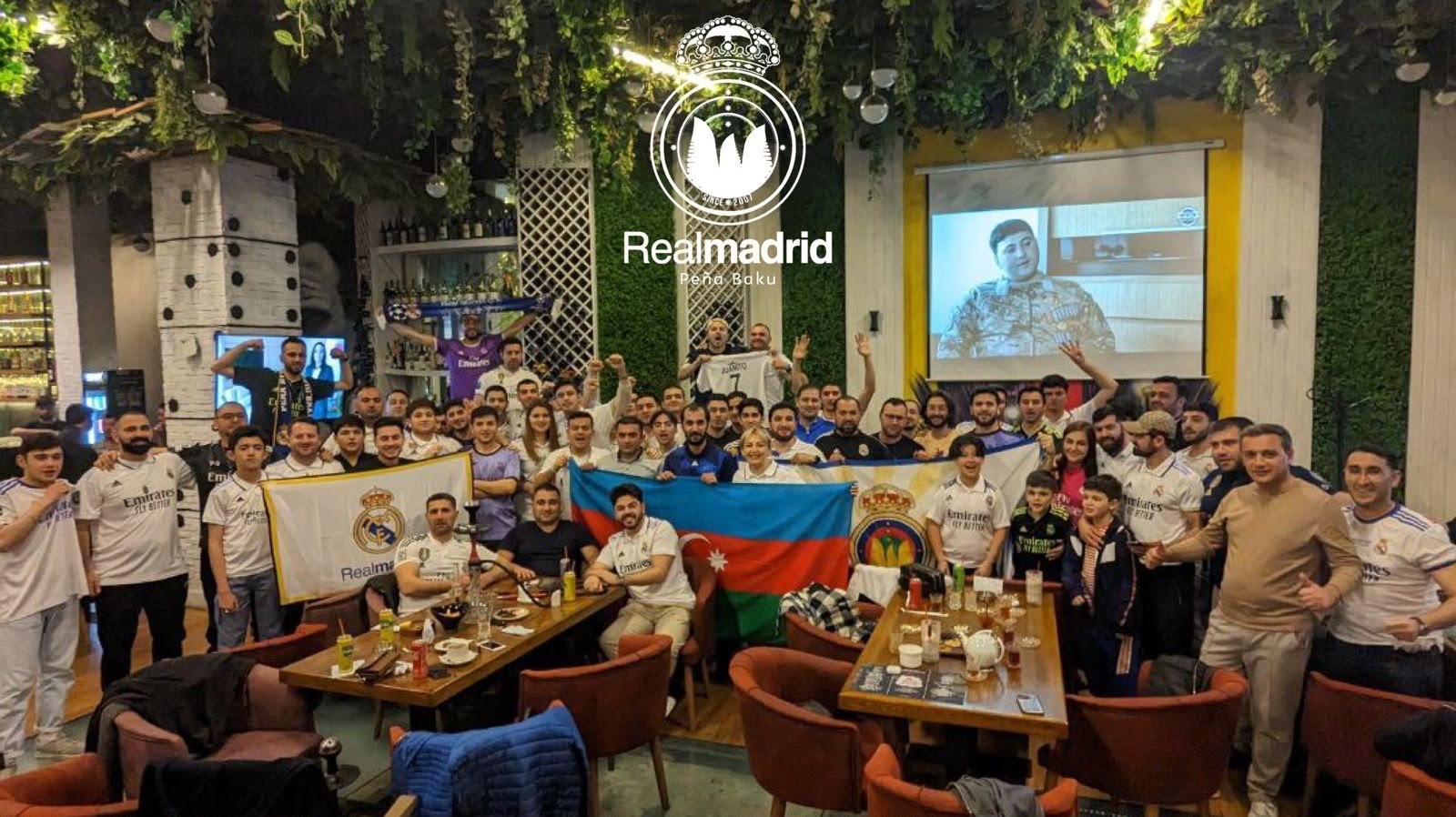 Peña Madridista Baku watch party
