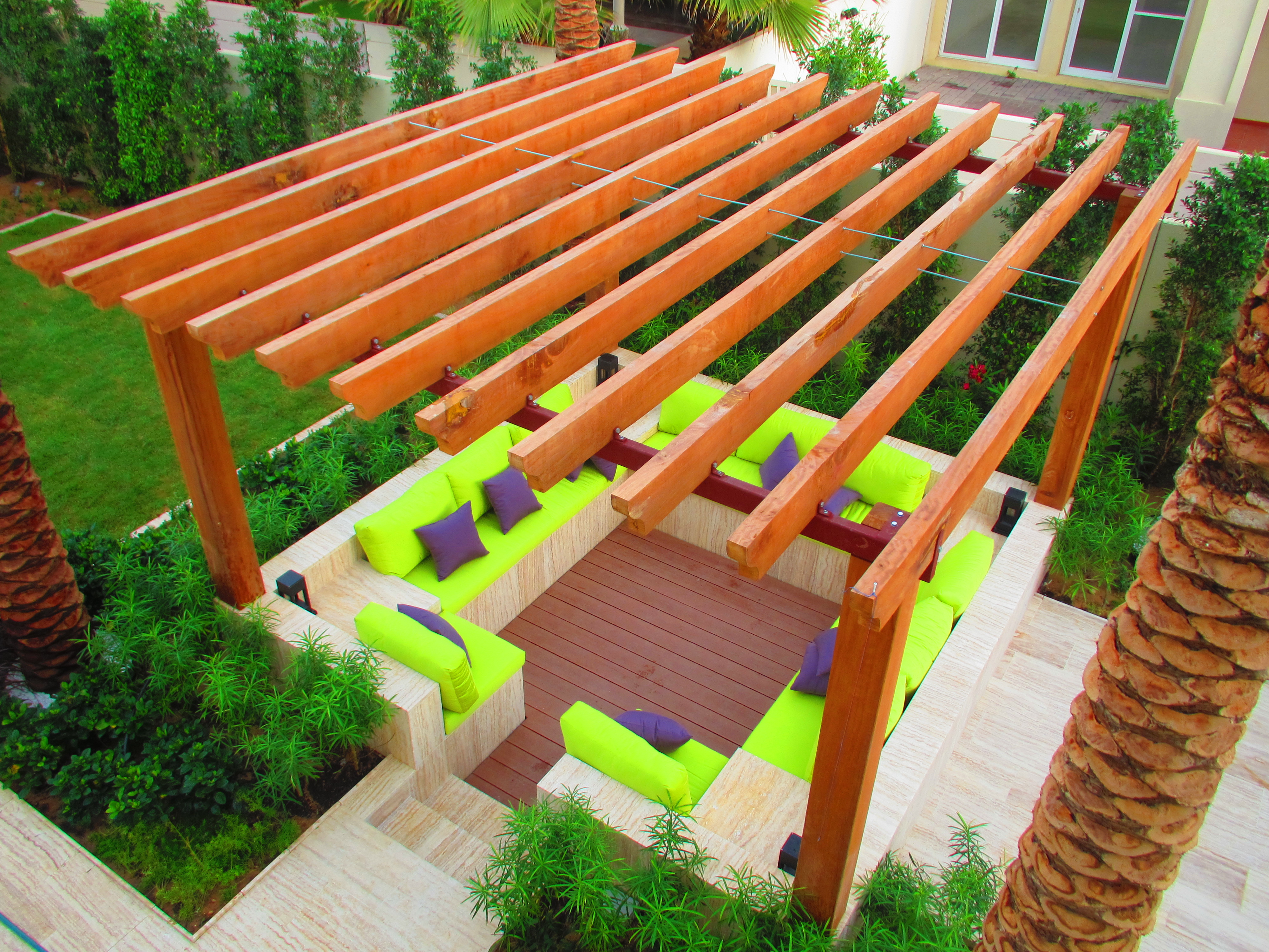 Garden landscaping project