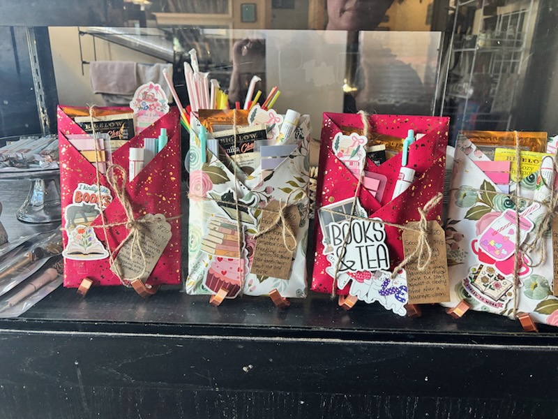 Handmade Books and Tea gift bags
