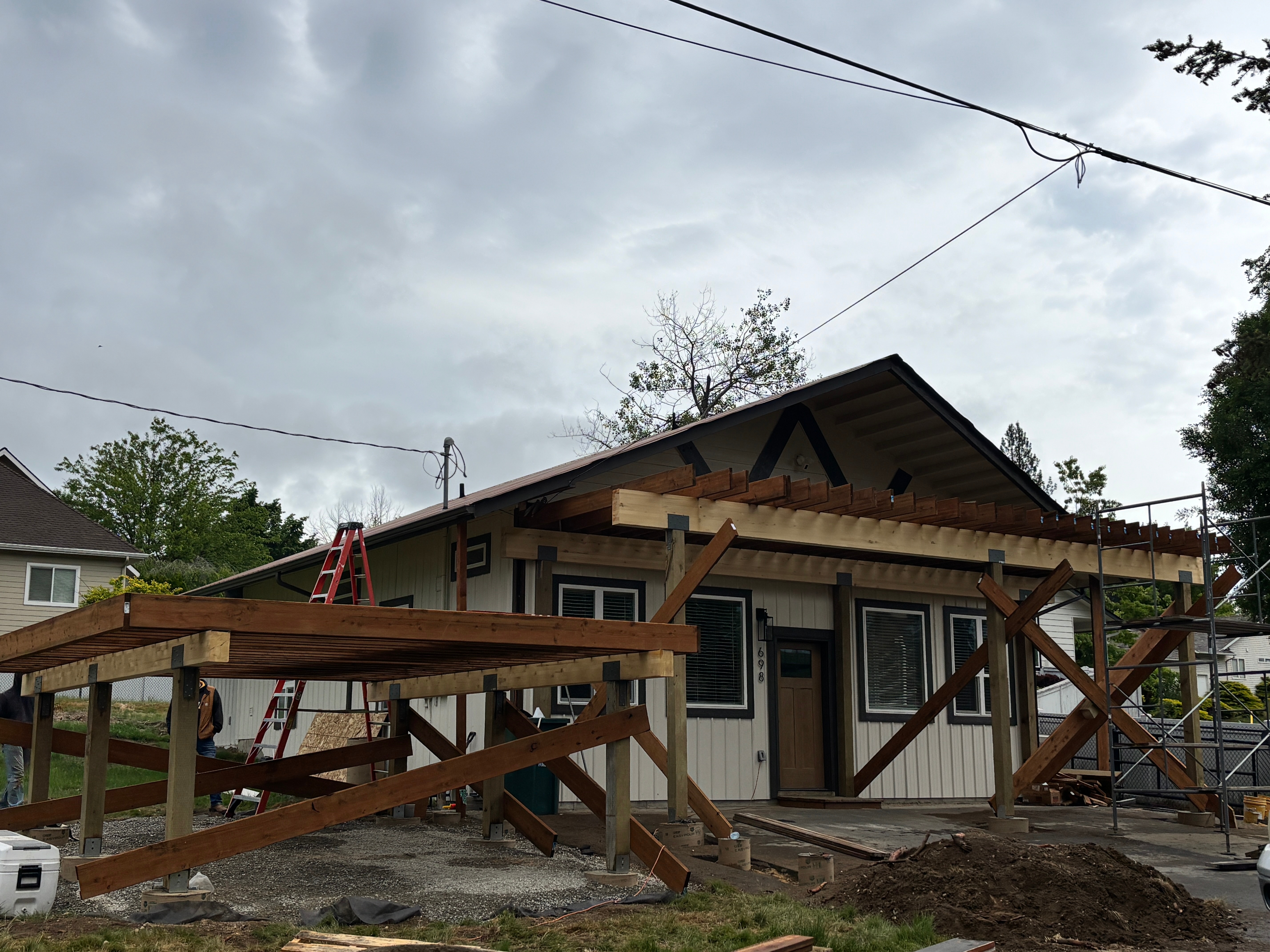 Welk Deck Progress - Day 8