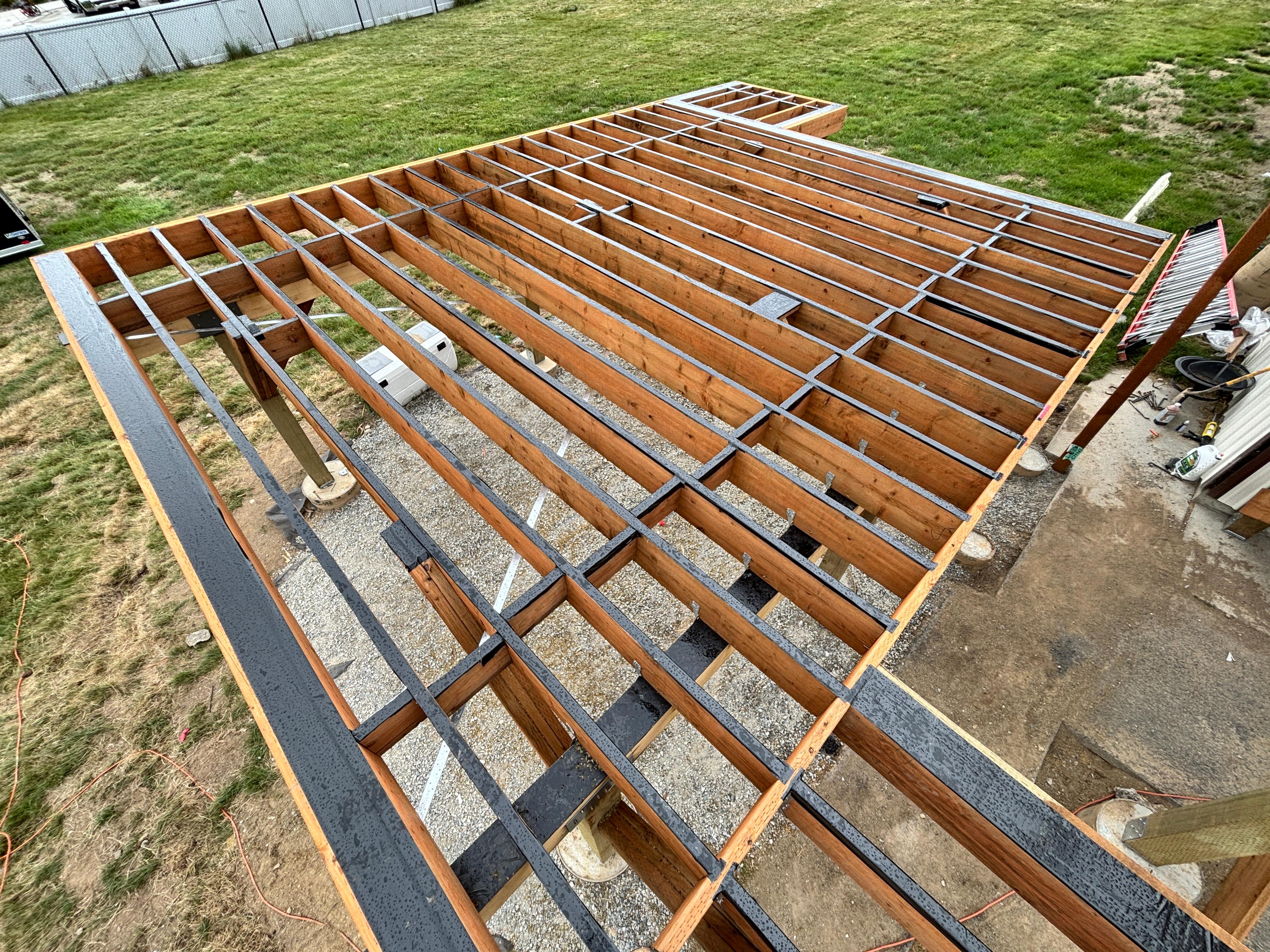 Welk Deck Progress - Day 10