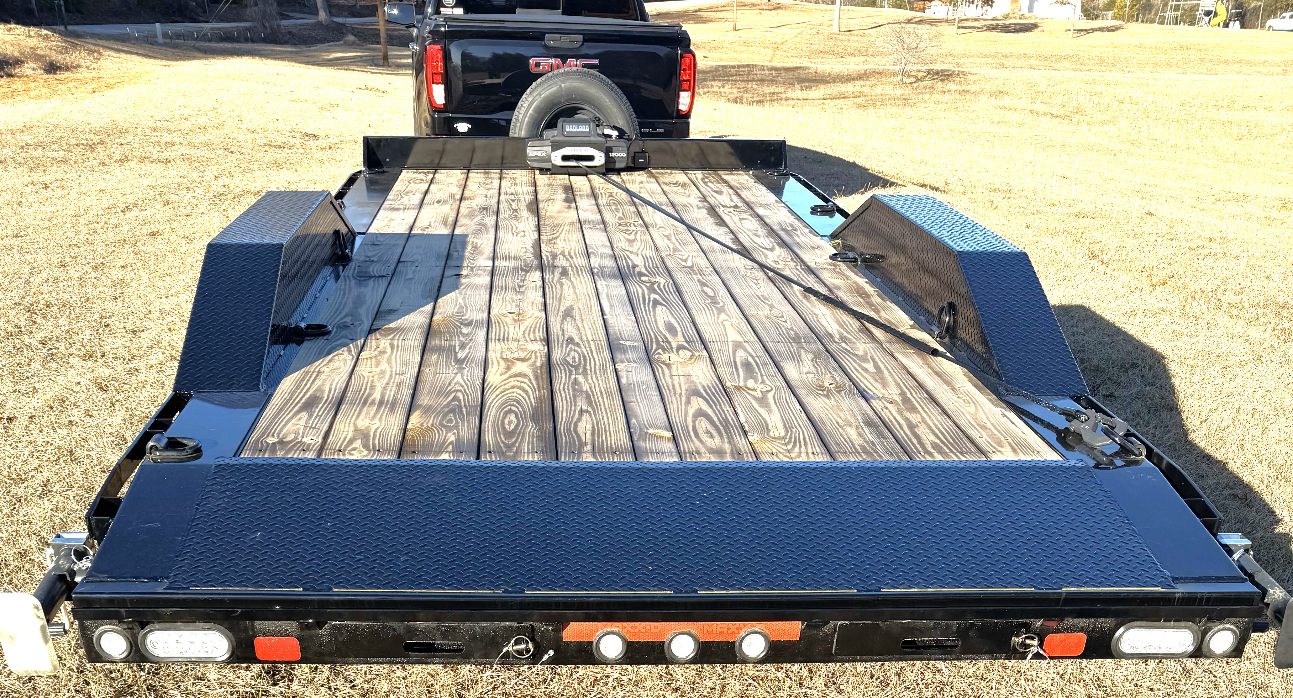 102" x 20' Car Hauler Trailer view 2