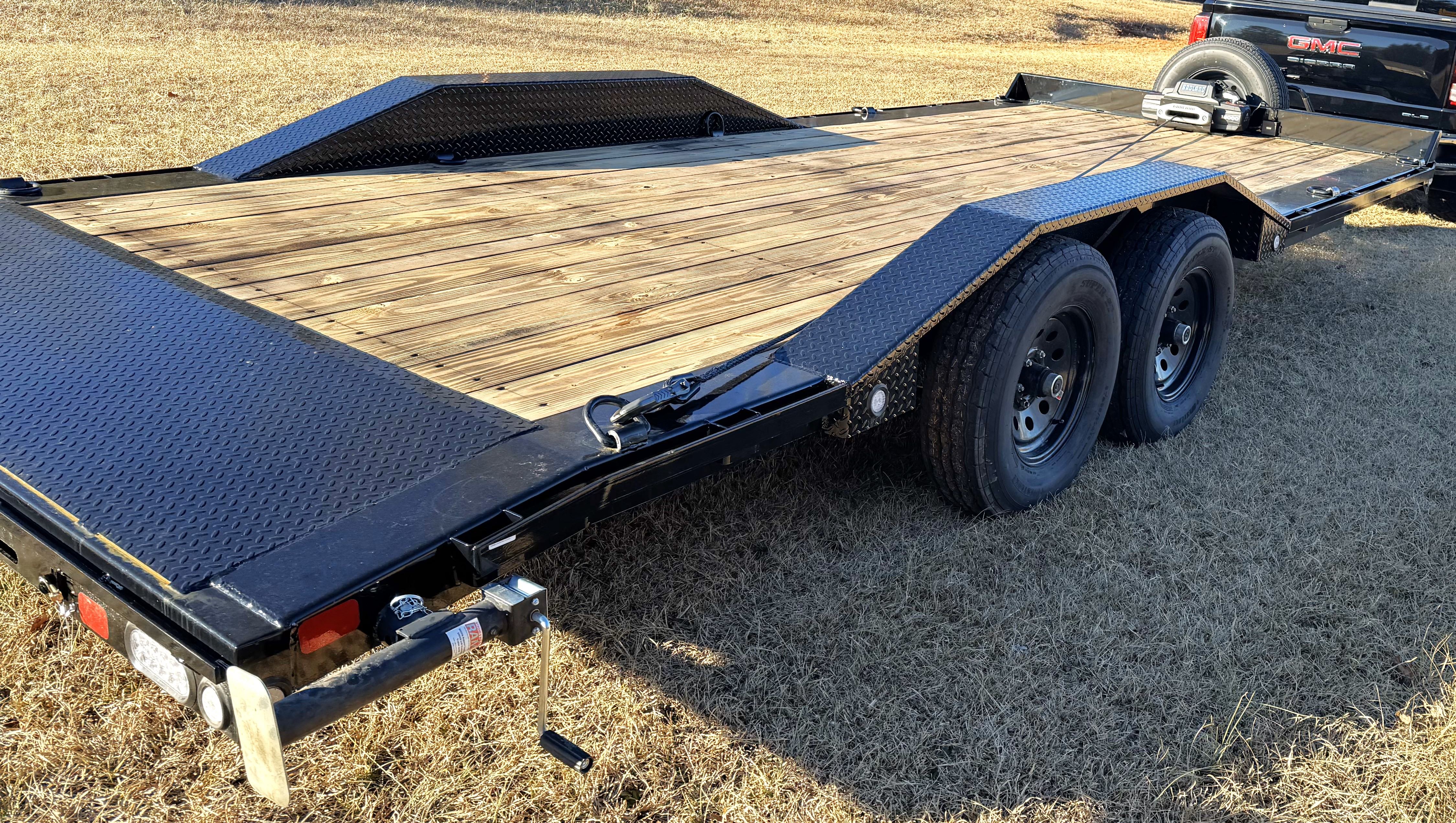 102" x 20' Car Hauler Trailer view 3