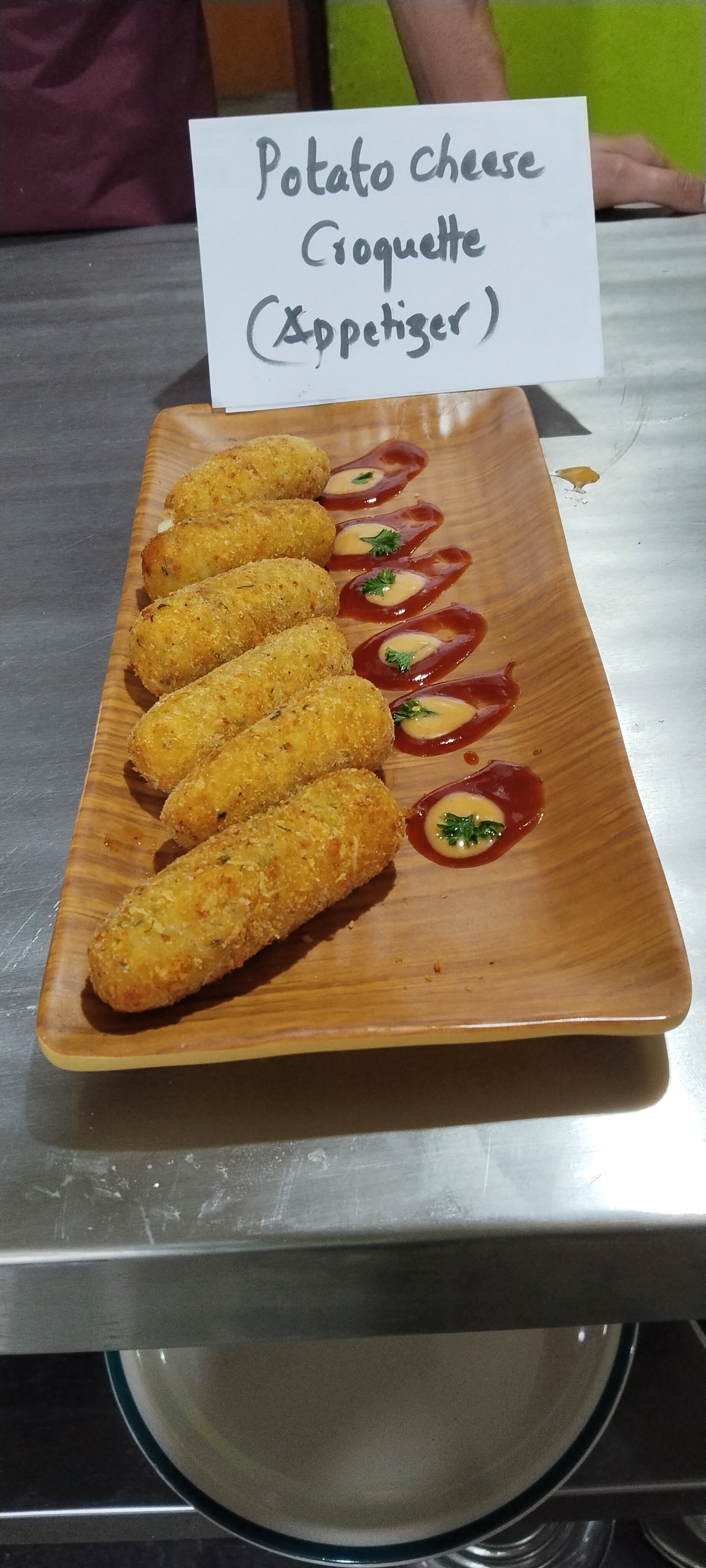 Potato Cheese Croquette appetizer