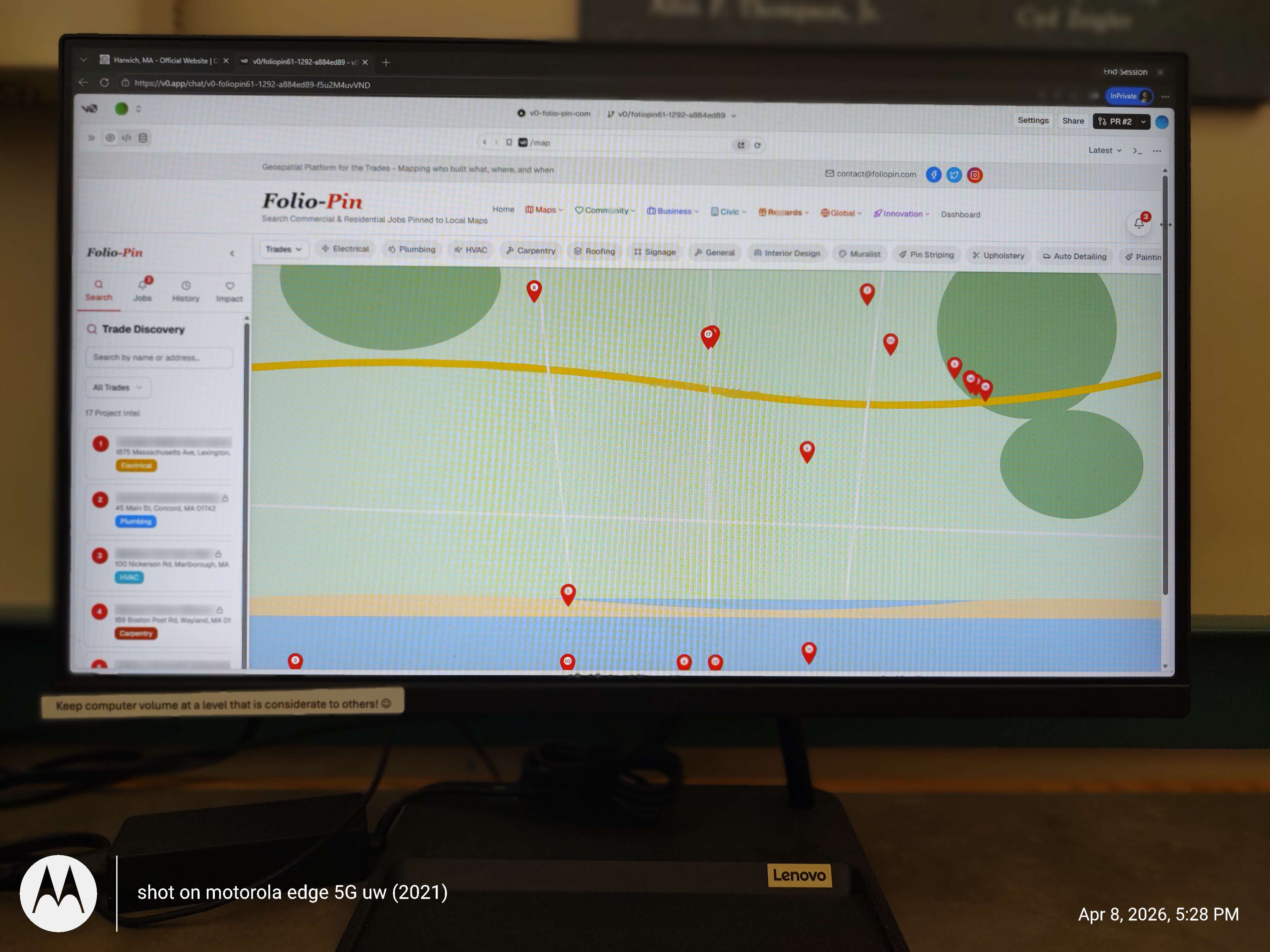 Figure 1: GEOSPATIAL TRADE MAPPING INTERFACE