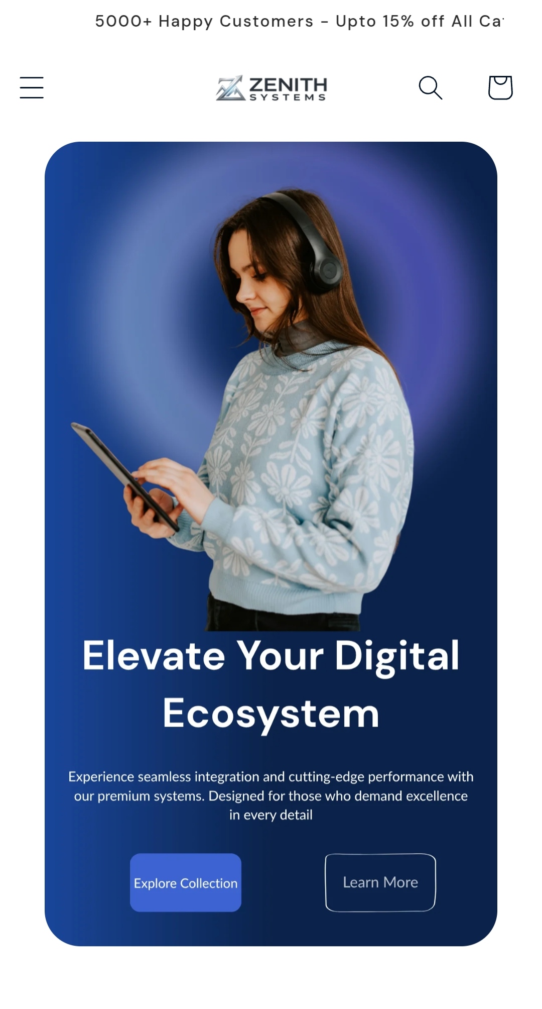Zenth Systems Mobile View