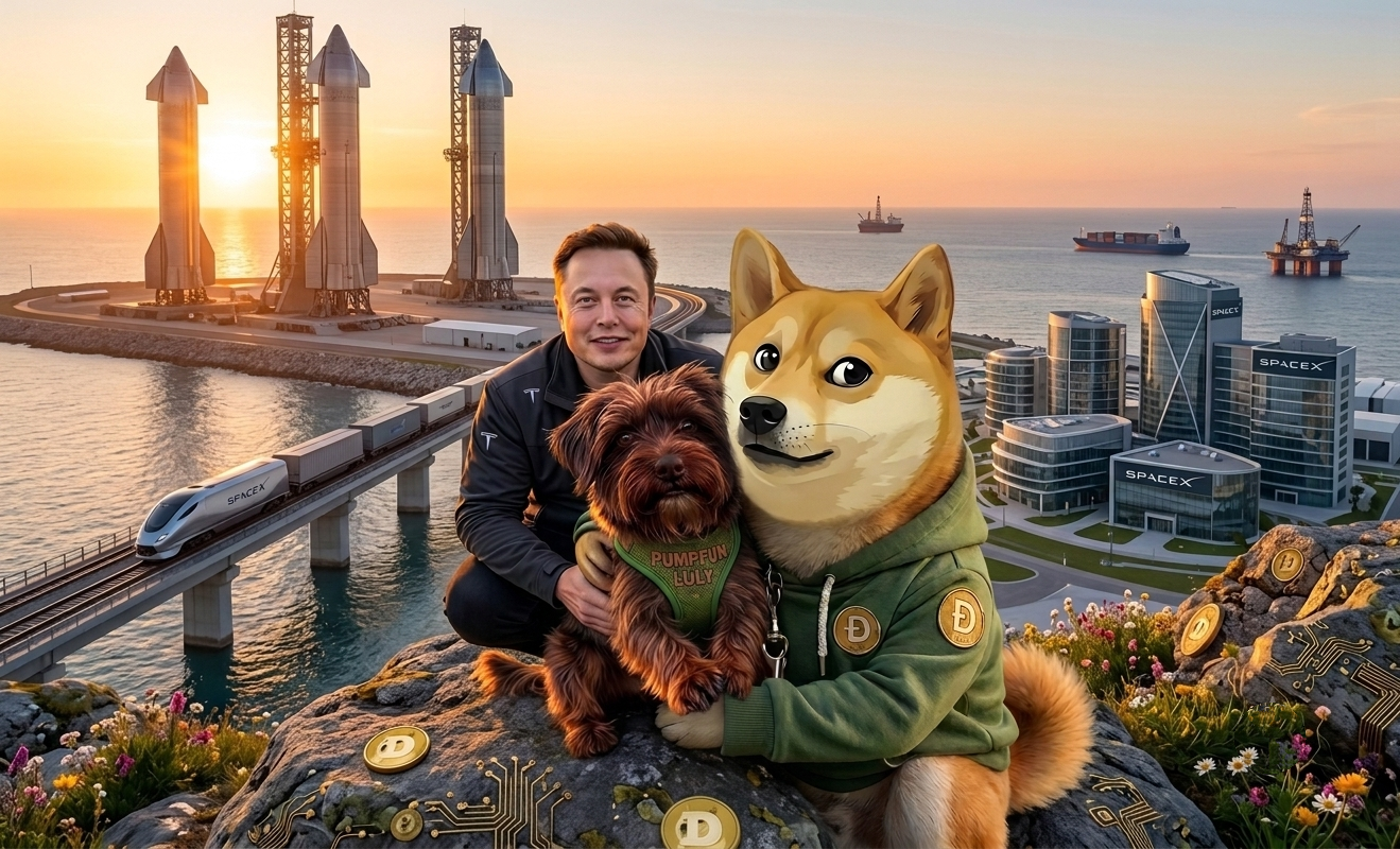 Luly with friends at SpaceX rocket launch