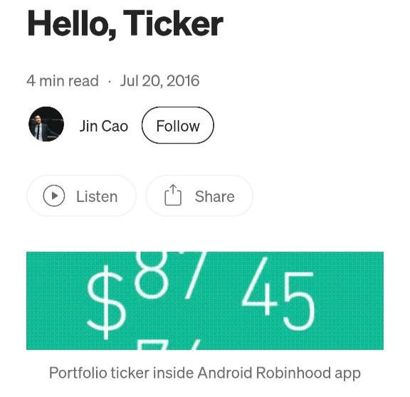 Robinhood Engineering publishes