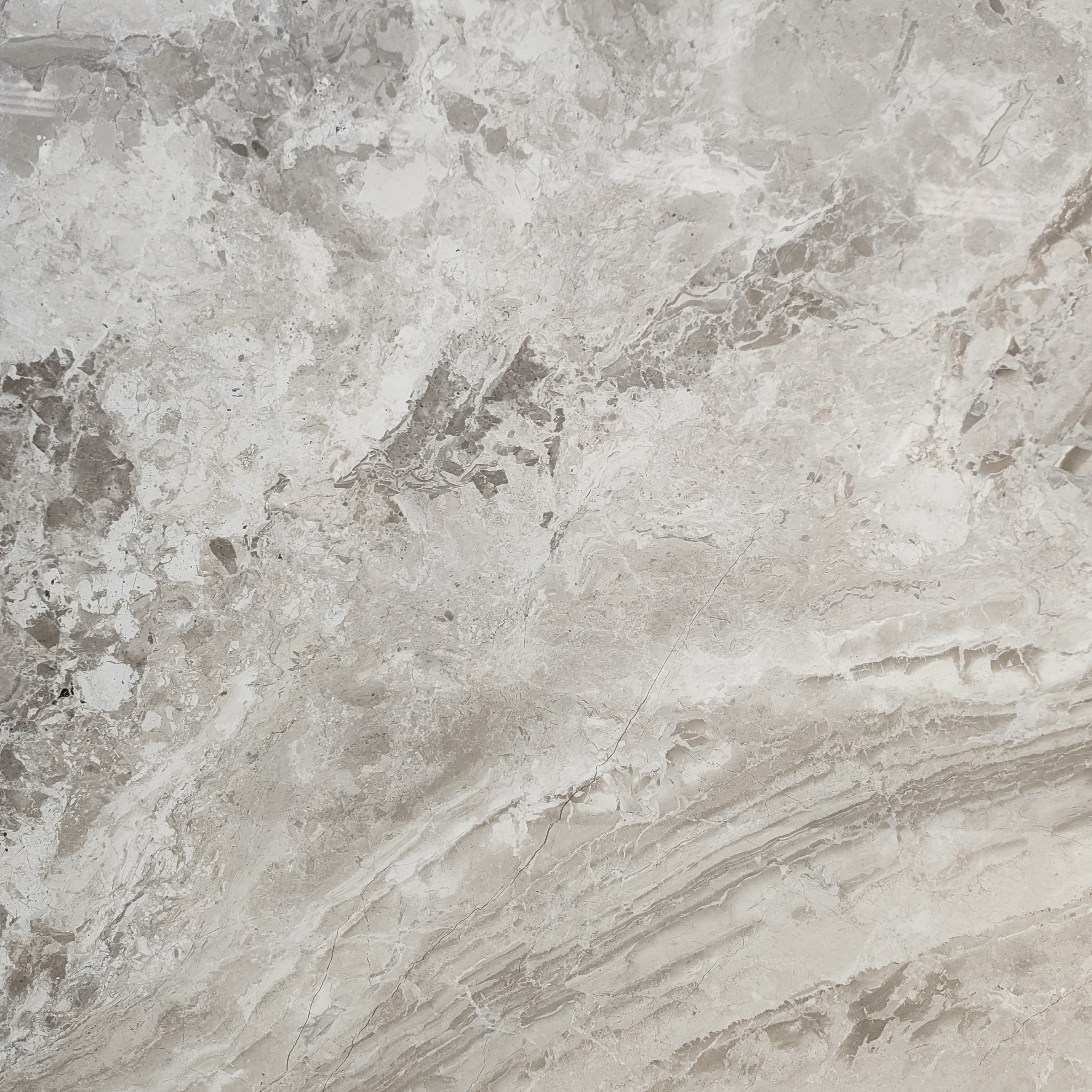 Exposed Concrete beige marble slab