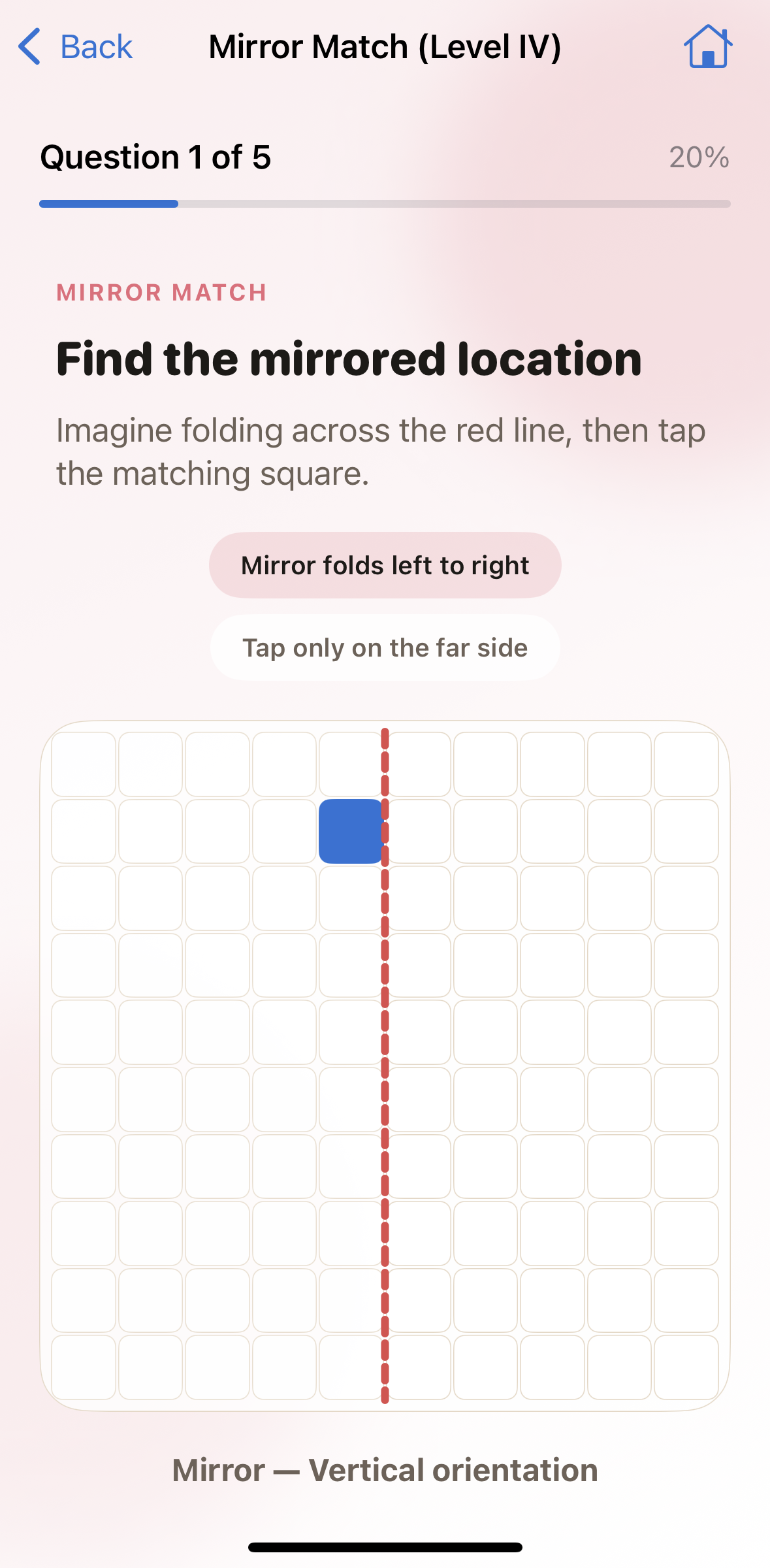 Mirror Match puzzle