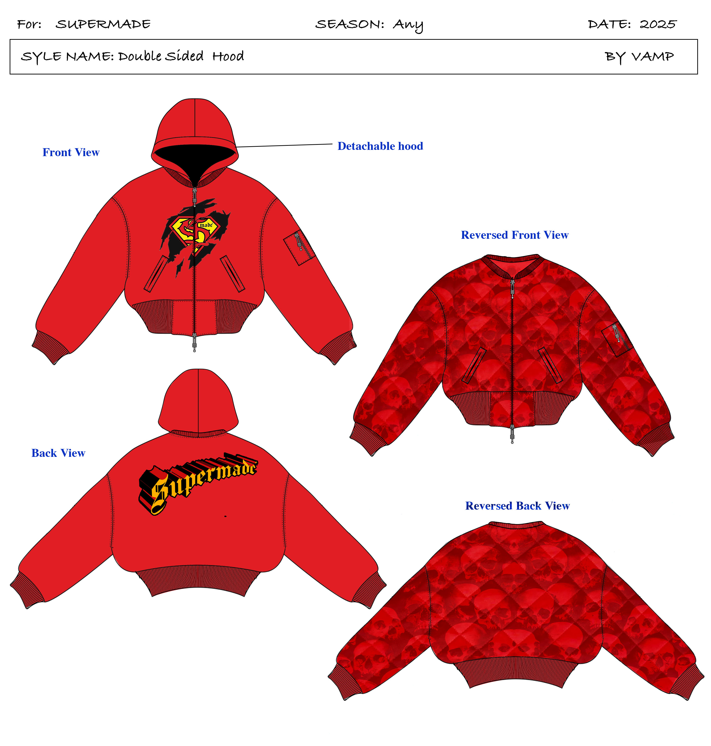 Supermade — Double Sided Hood