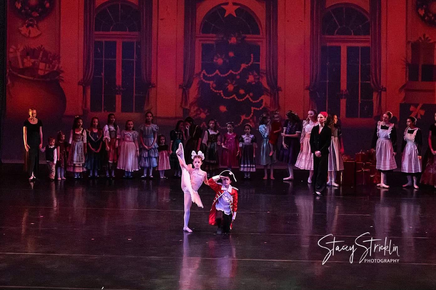 Young dancers performing The Nutcracker