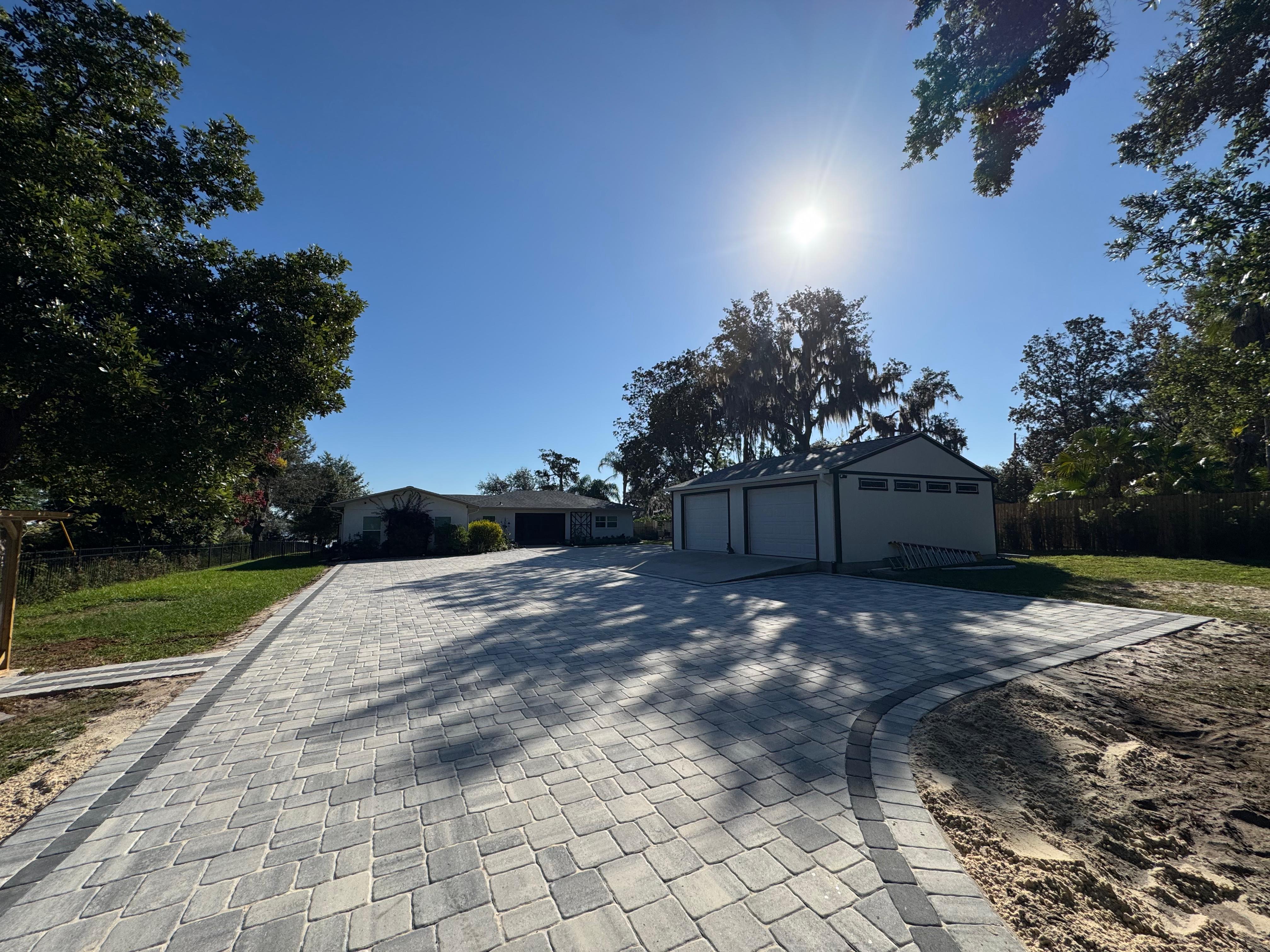 Paver driveway