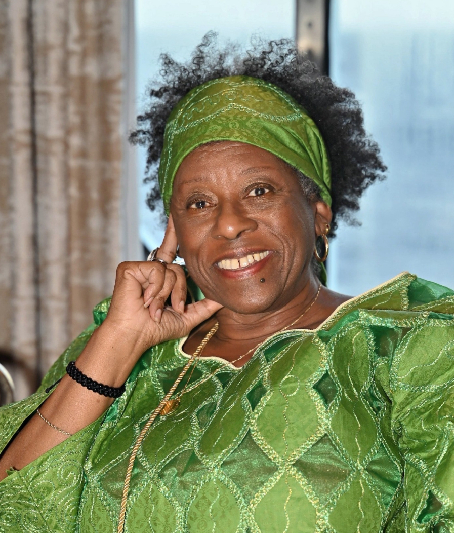 Theresa Brunson, founder of Tabby Handbags — professional portrait