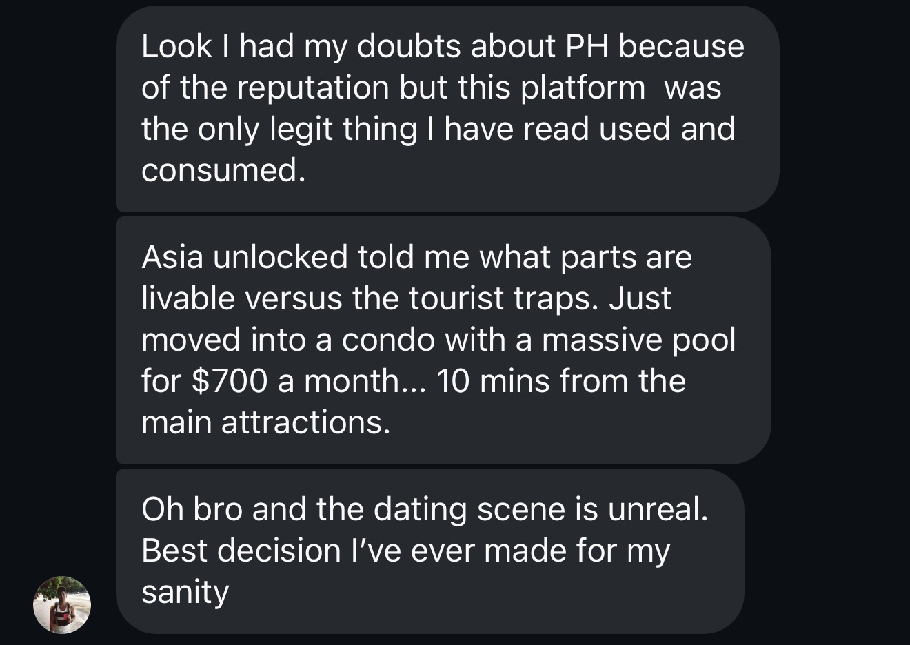 $700/mo condo testimonial