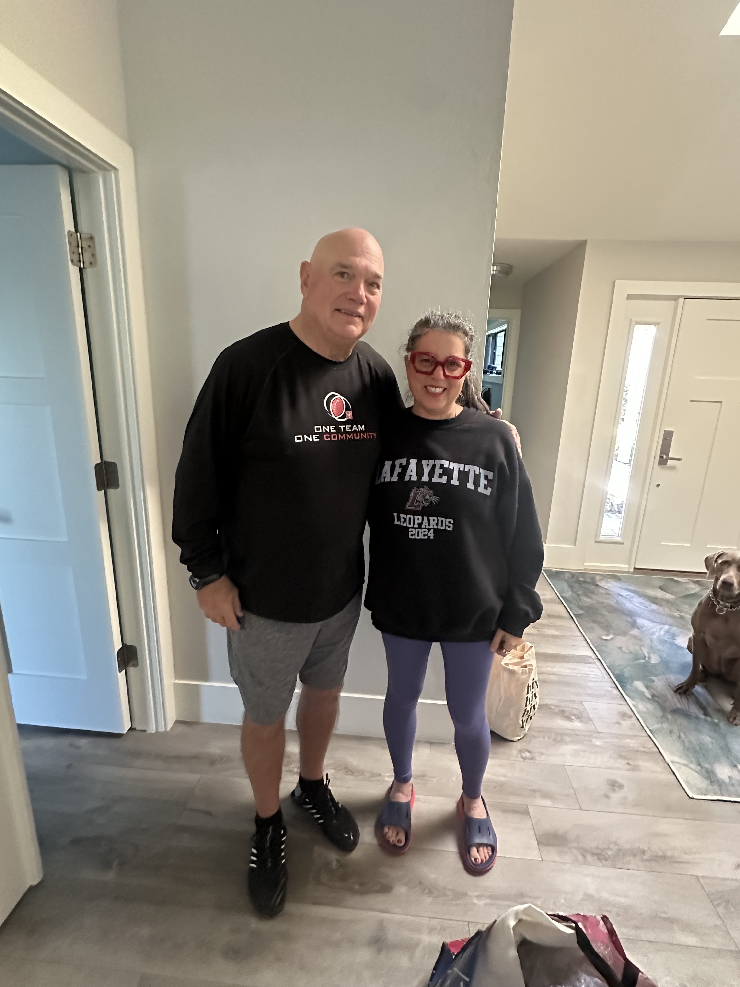 John Bunting with Amy